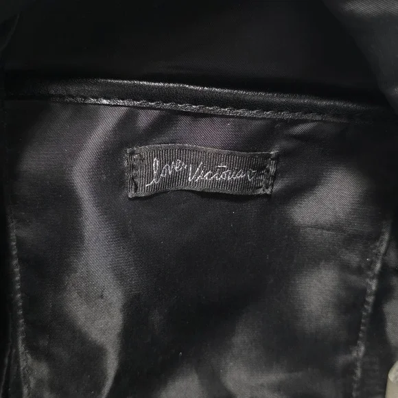 Victoria's Secret Monogram Mini City Black Backpack Purse Limited Edition 2018 - Picture 7 of 12